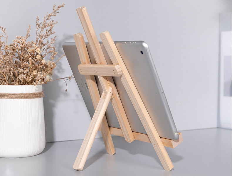 Support téléphone tablette bois pliable ajustable chevalet visioconférence cuisine vidéos films Apple iPad iPhone Samsung Galaxy Lenovo Tab x200 écologique renouvelable responsable environnement - lebois-eco.com