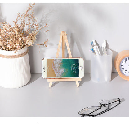 Support téléphone tablette bois pliable ajustable chevalet visioconférence cuisine vidéos films Apple iPad iPhone Samsung Galaxy Lenovo Tab x200 écologique renouvelable responsable environnement - lebois-eco.com