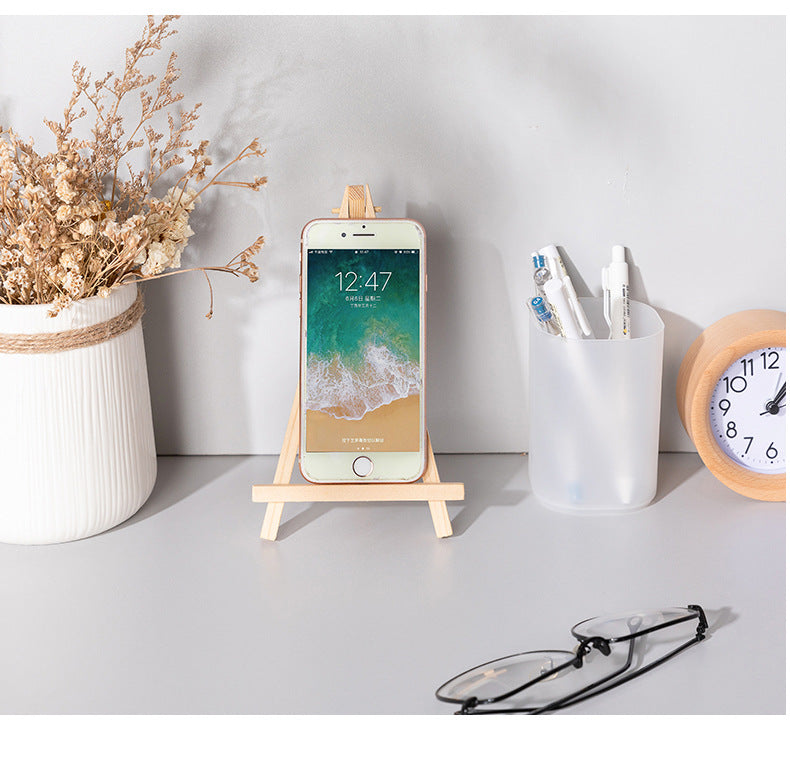 Support téléphone tablette bois pliable ajustable chevalet visioconférence cuisine vidéos films Apple iPad iPhone Samsung Galaxy Lenovo Tab x200 écologique renouvelable responsable environnement - lebois-eco.com
